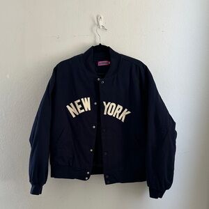 New York Navy Bomber Jacket